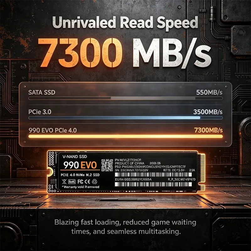 Gaming M.2 NVMe SSD 990 EVO PC - đánh giá và giá M.2 Nvme 4Tb Pcie 4.0 Ssd