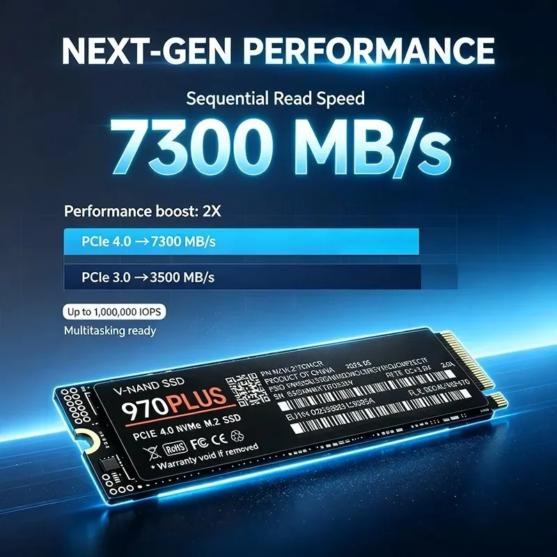 970 PRO 7300MB/s PCIe 4.0 X4 M - đánh giá và giá M.2 Nvme 4Tb Pcie 4.0 Ssd