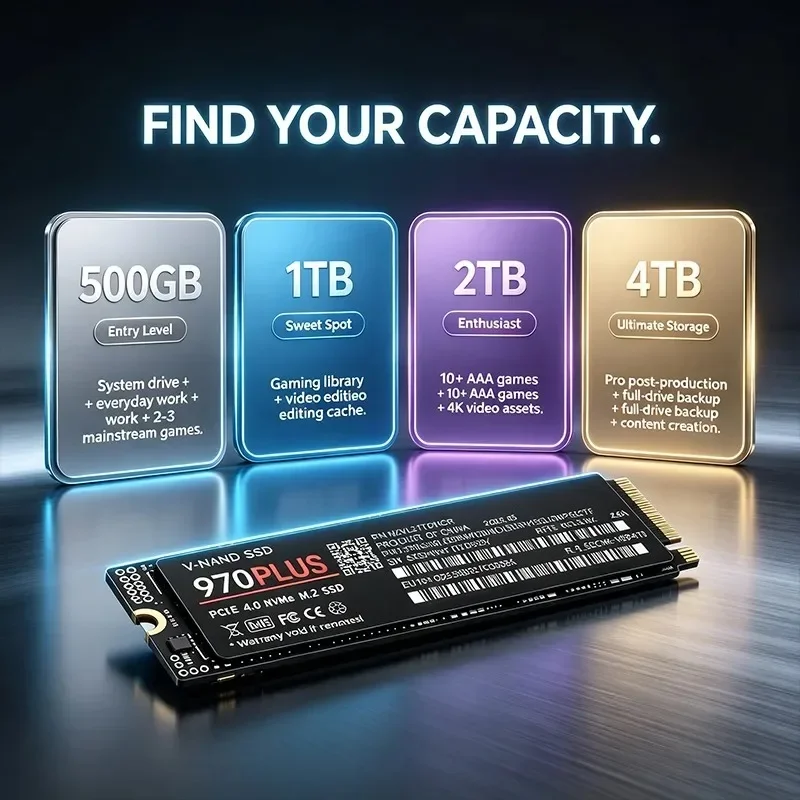 970 PRO 7300MB/s PCIe 4.0 X4 M - đánh giá và giá M.2 Nvme 4Tb Pcie 4.0 Ssd