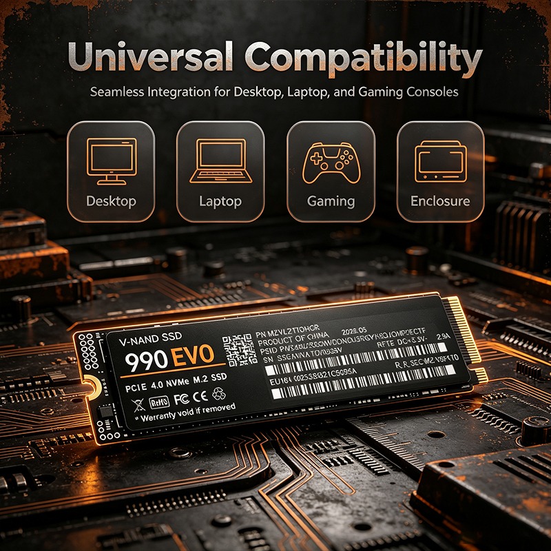 990 EVO M.2 2280 NVMe PCIe 4.0 - đánh giá và giá M.2 Nvme 4Tb Pcie 4.0 Ssd